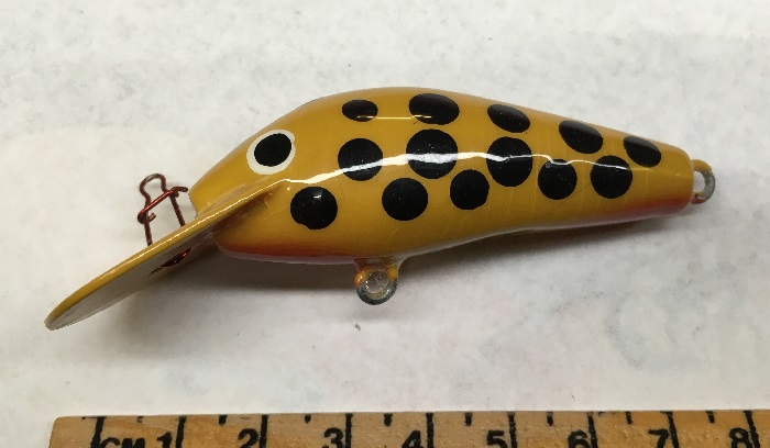 Speckled Trout Double Prop Bait, Handcarved Bass Wood Custom Lure