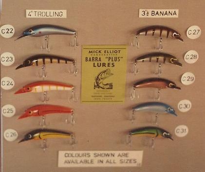 ELLIOTS DARWIN DART Lures - Fishing Lure Vintage Collectable Cod Bass Barra  $39.95 - PicClick AU